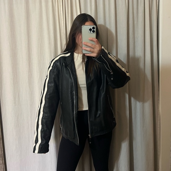 Vintage leather jacket - Picture 3 of 9